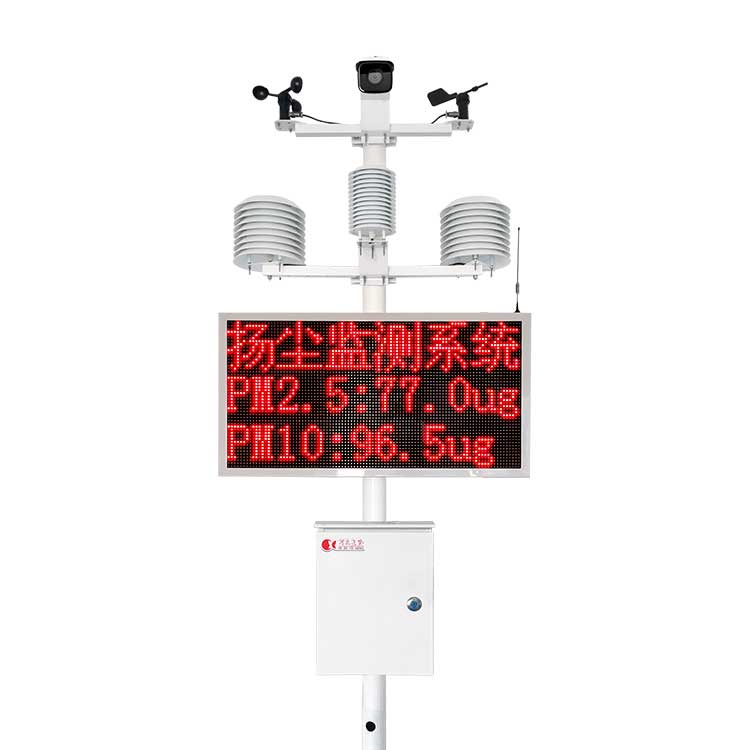 工地揚塵噪聲數據視頻疊加實時發布系統